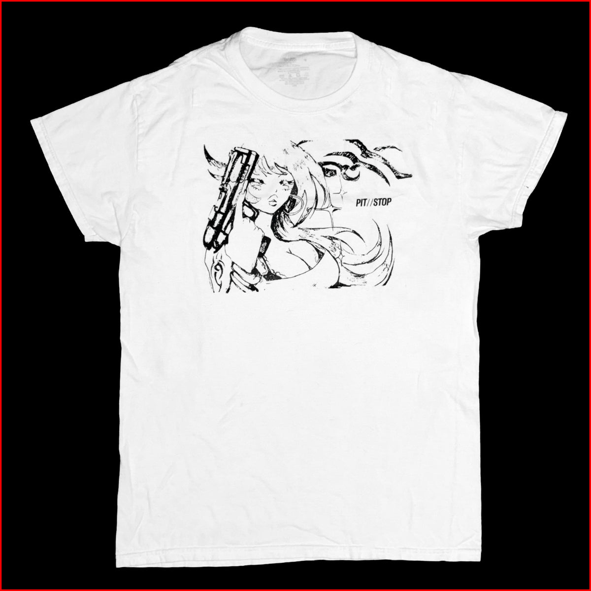 022 - White T-Shirt (M) - Upcycled
