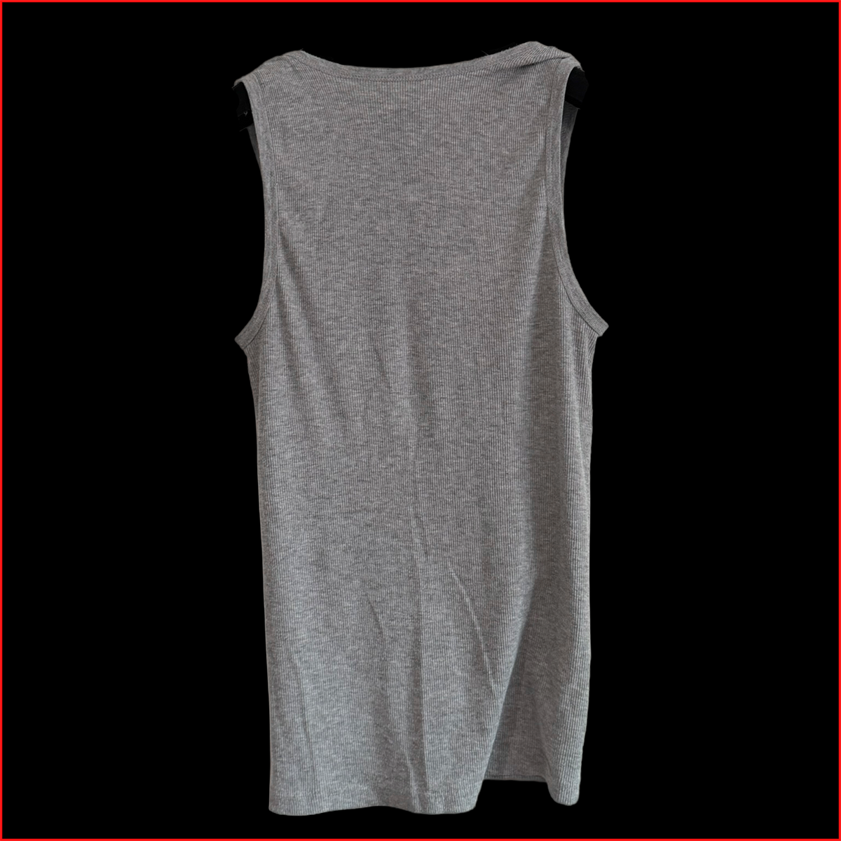 028 - Gray Muscle Tank (M) - Upcycled