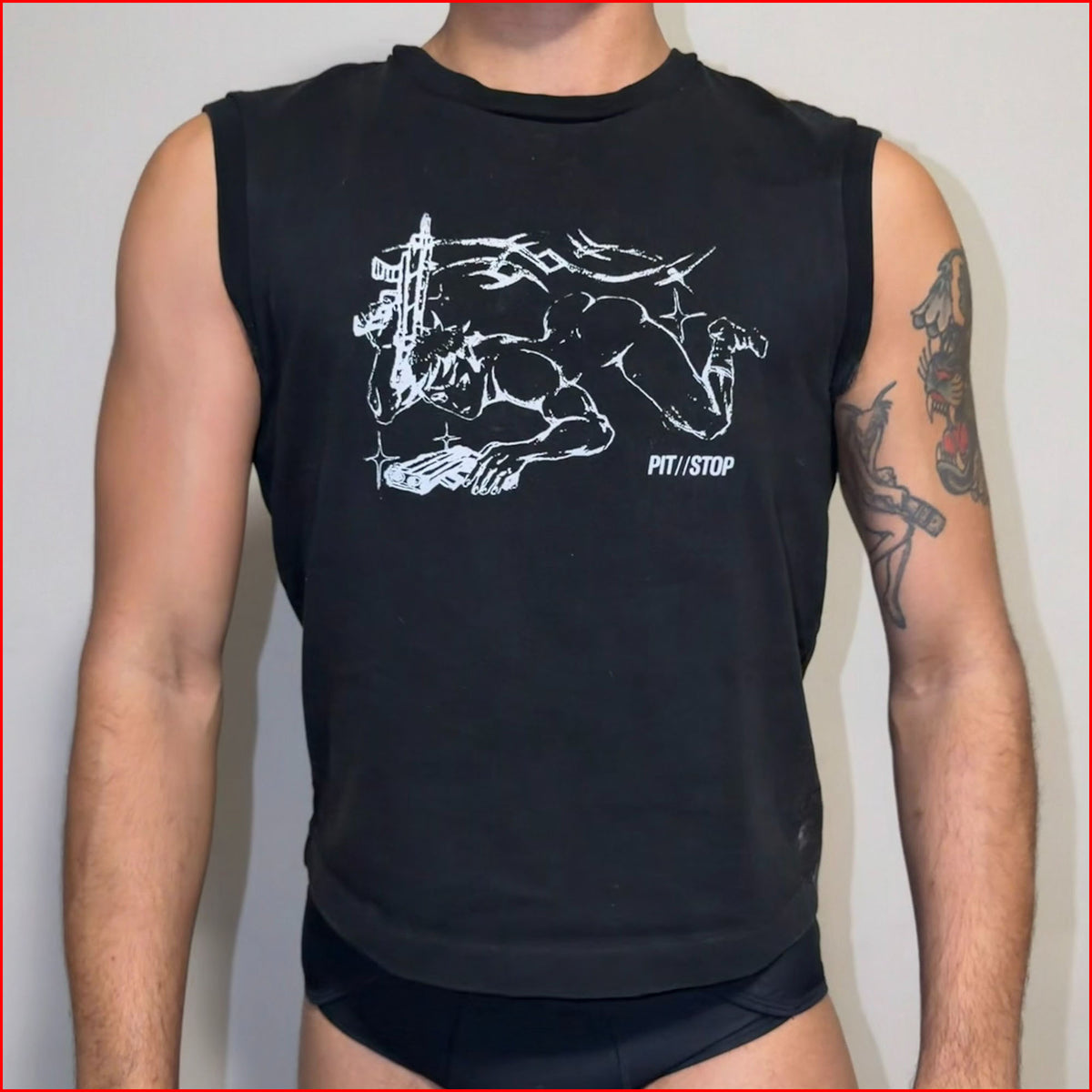 108 - PIT//STOP x  BESOS SUCIOS BLACK TANK